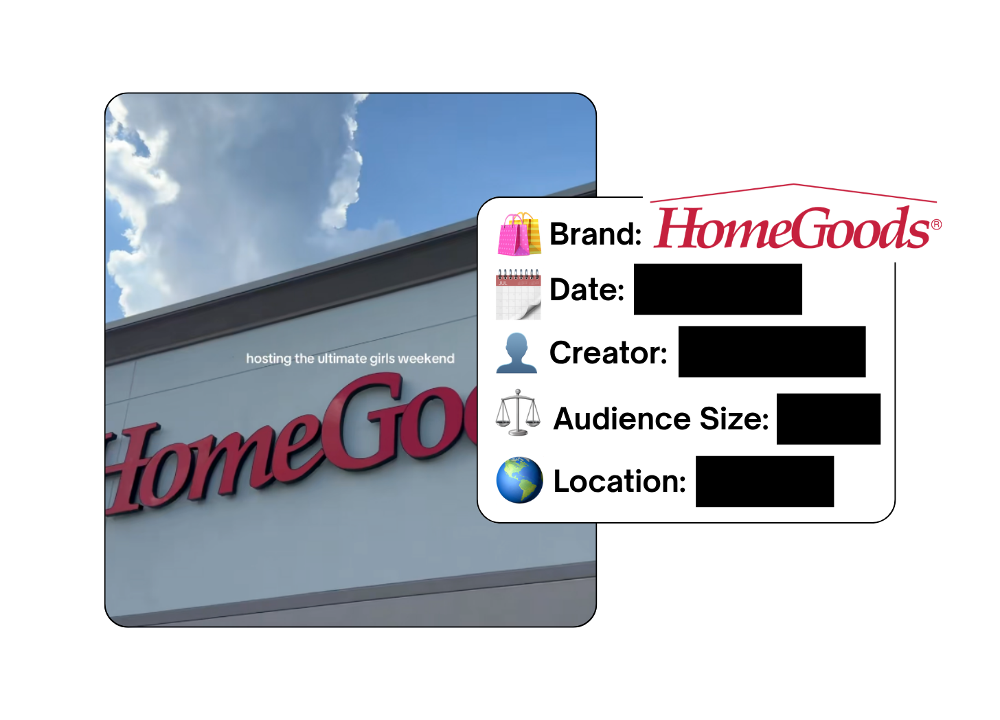 Spotted: HomeGoods in a new paid collab
