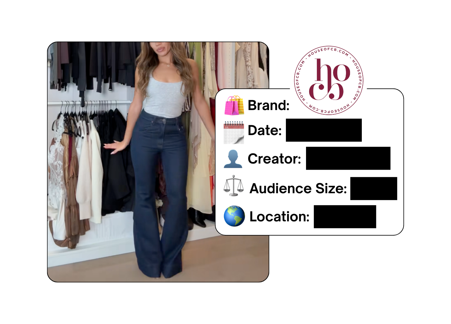 Spotted: House of CB in a new paid collab