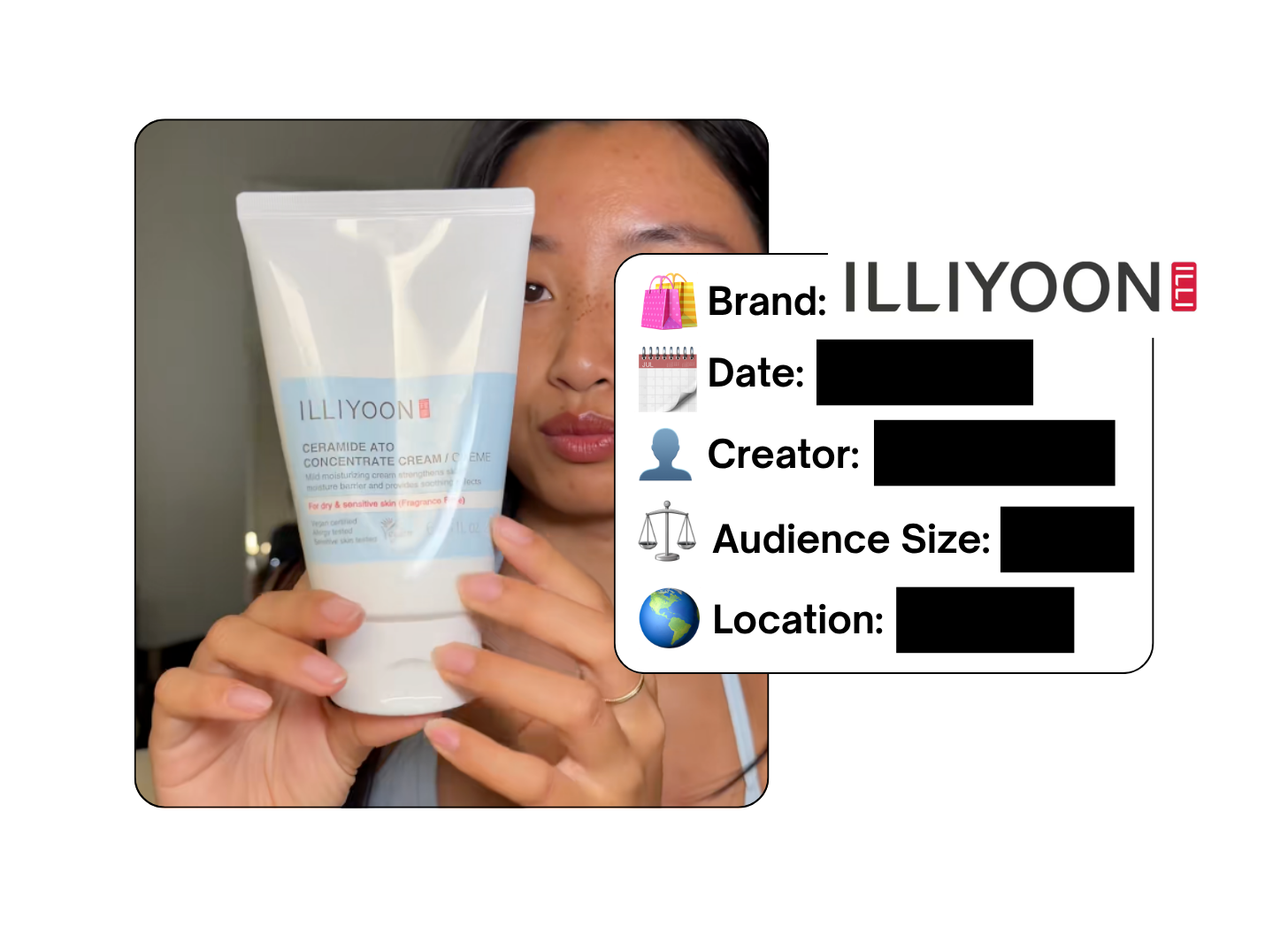 Spotted: ILLIYOON in a new paid collab