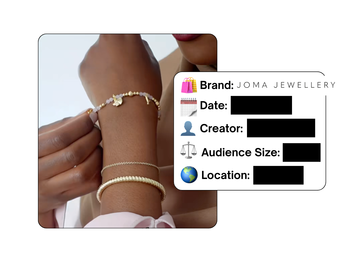 Spotted: Joma Jewellery in a new paid collab