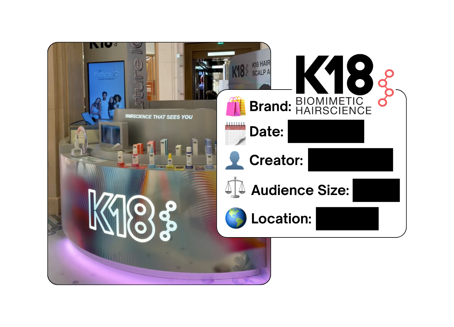 Spotted: K18 Hair x Harrods in a new paid collab