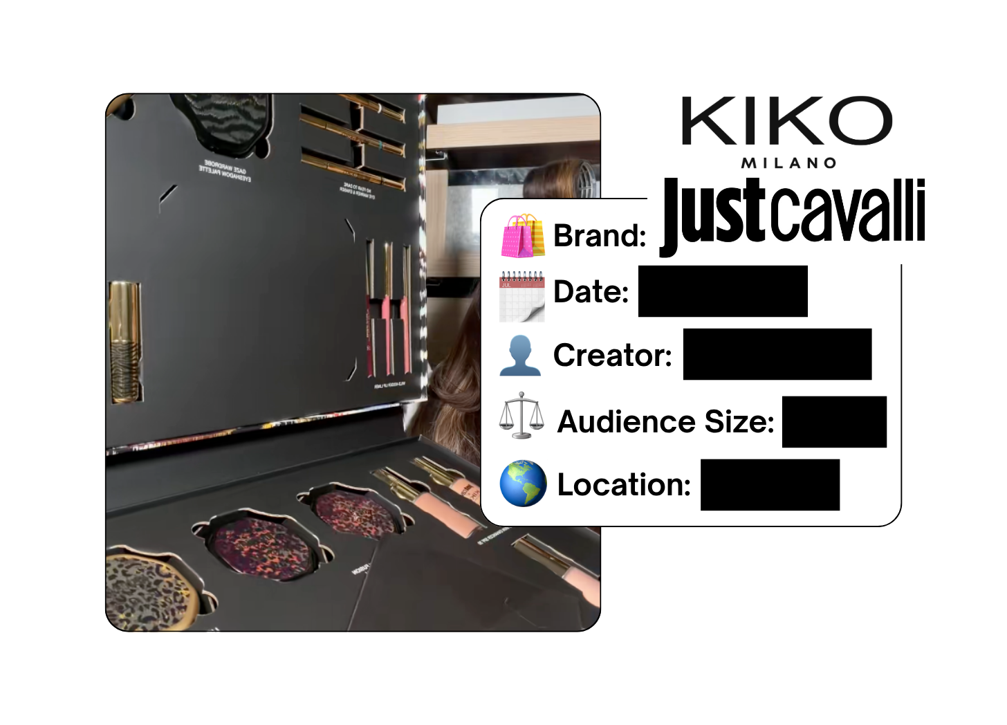 Spotted: KIKO x Just Cavalli in a new paid collab