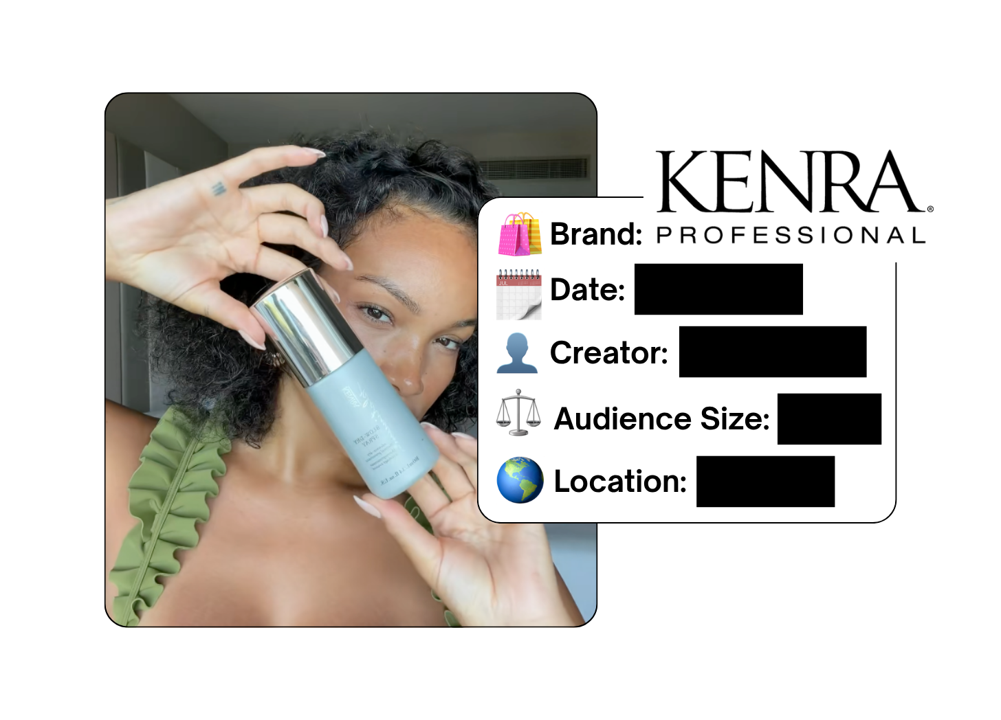 Spotted: Kenra Professional in a new paid collab