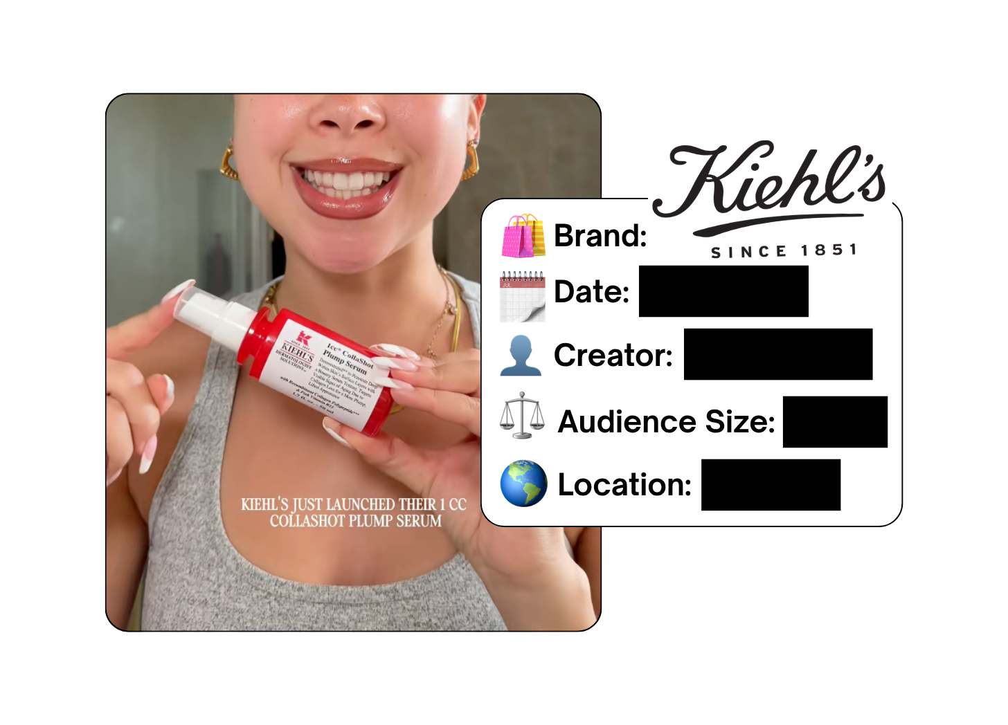 Spotted: Kiehl’s in a new paid collab