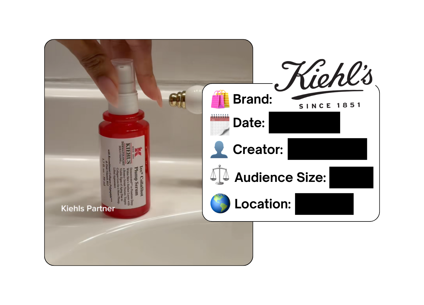 Spotted: Kiehl’s in a new paid collab