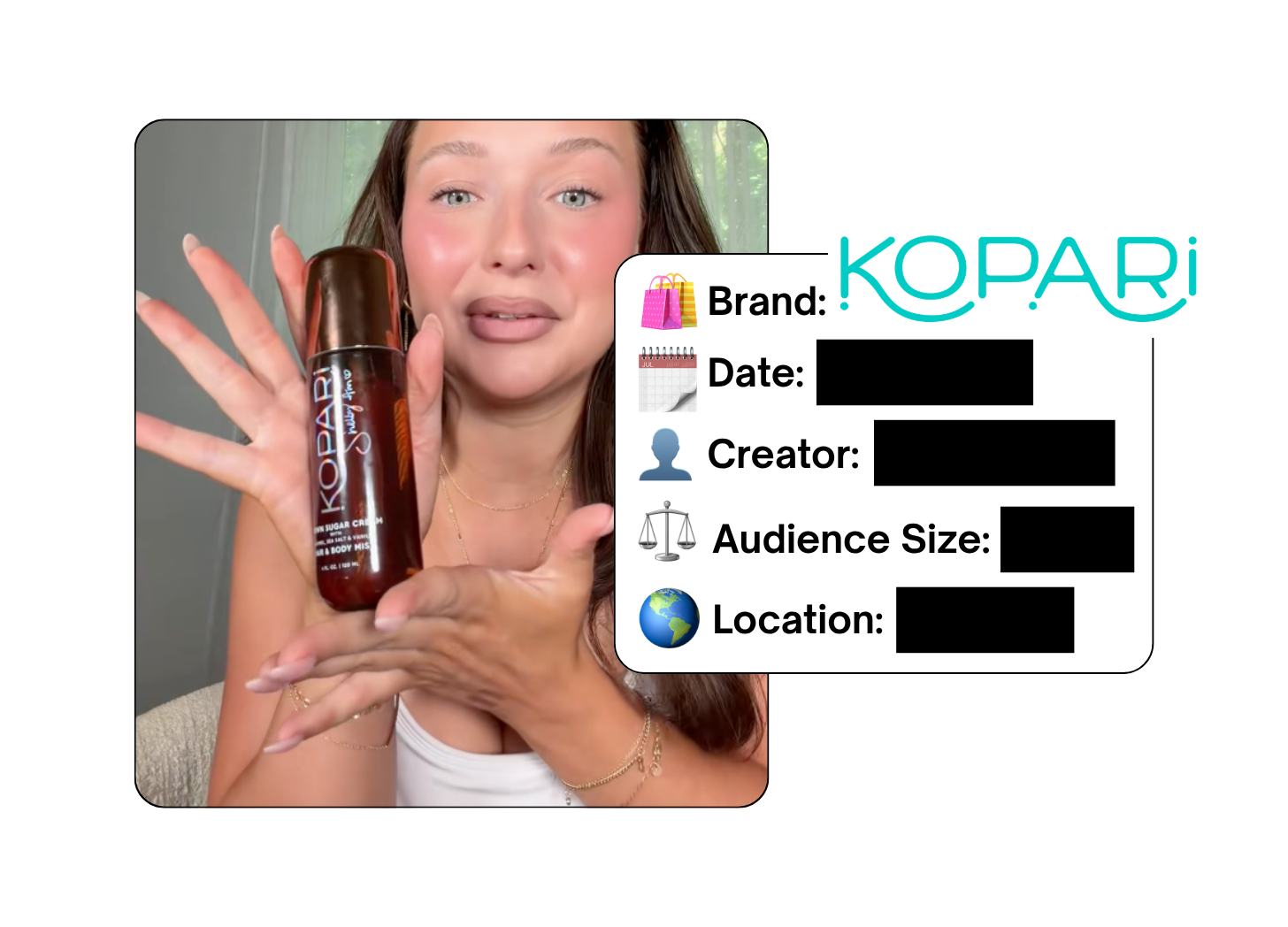 Spotted: Kopari Beauty in a new paid collab