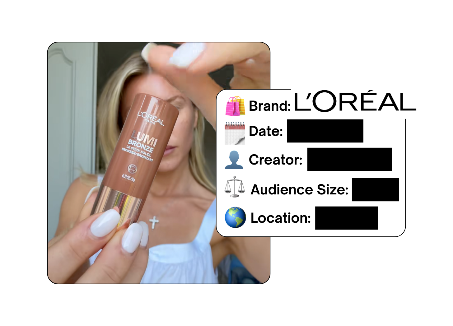 Spotted: L’Oreal in a new paid collab