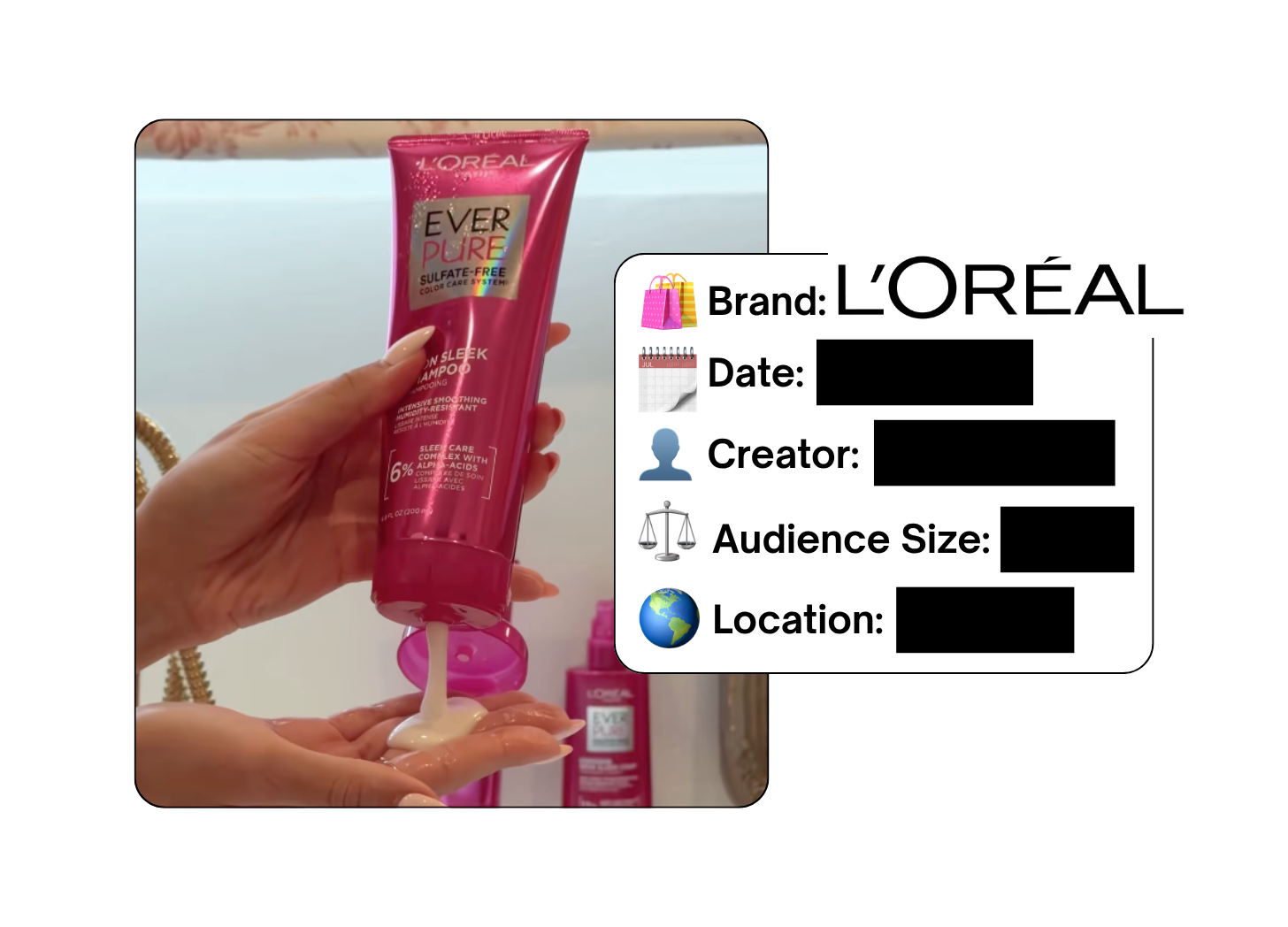 Spotted: L’Oreal in a new paid collab