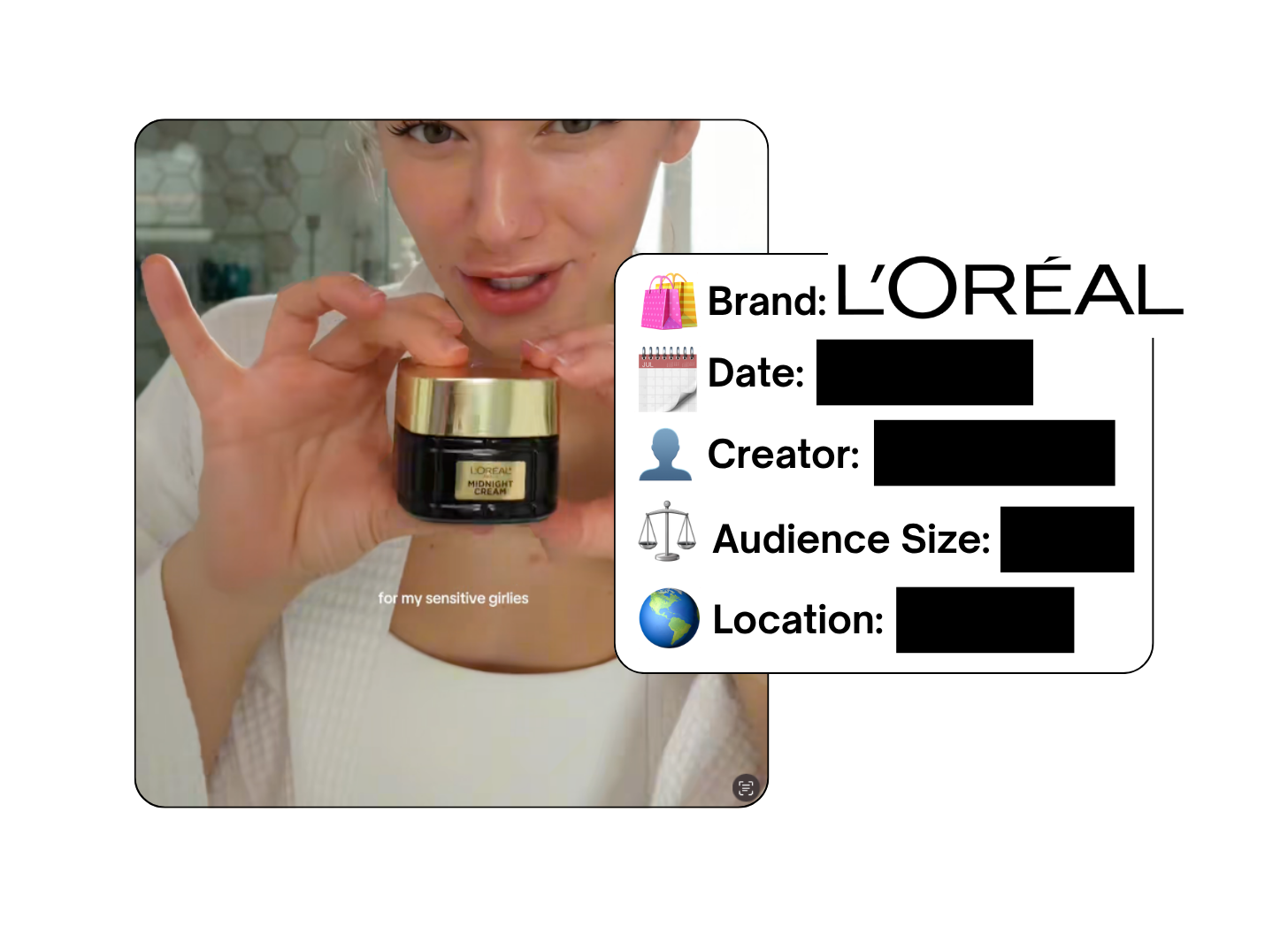 Spotted: L’Oreal in a new paid collab