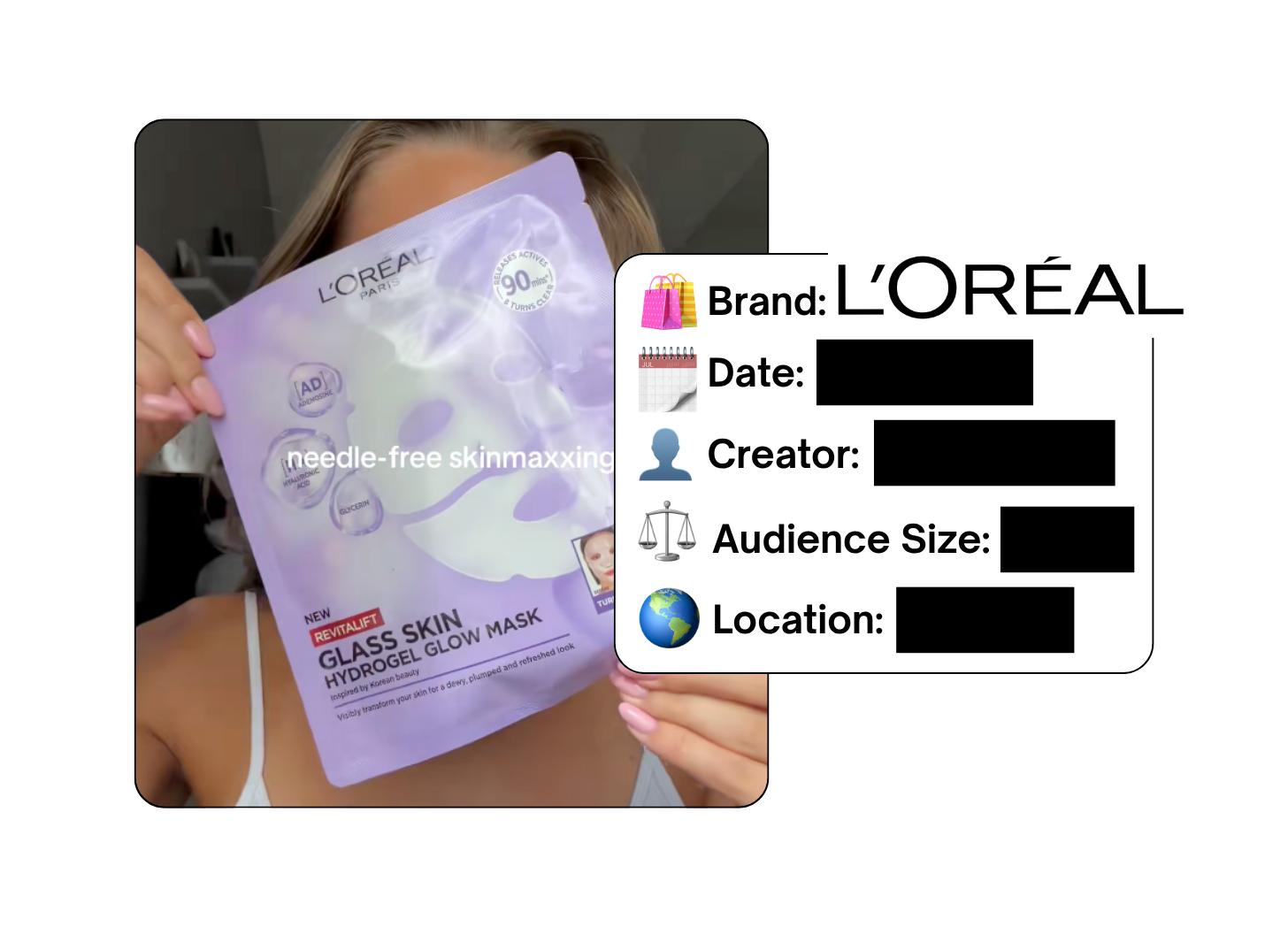 Spotted: L’Oreal in a new paid collab