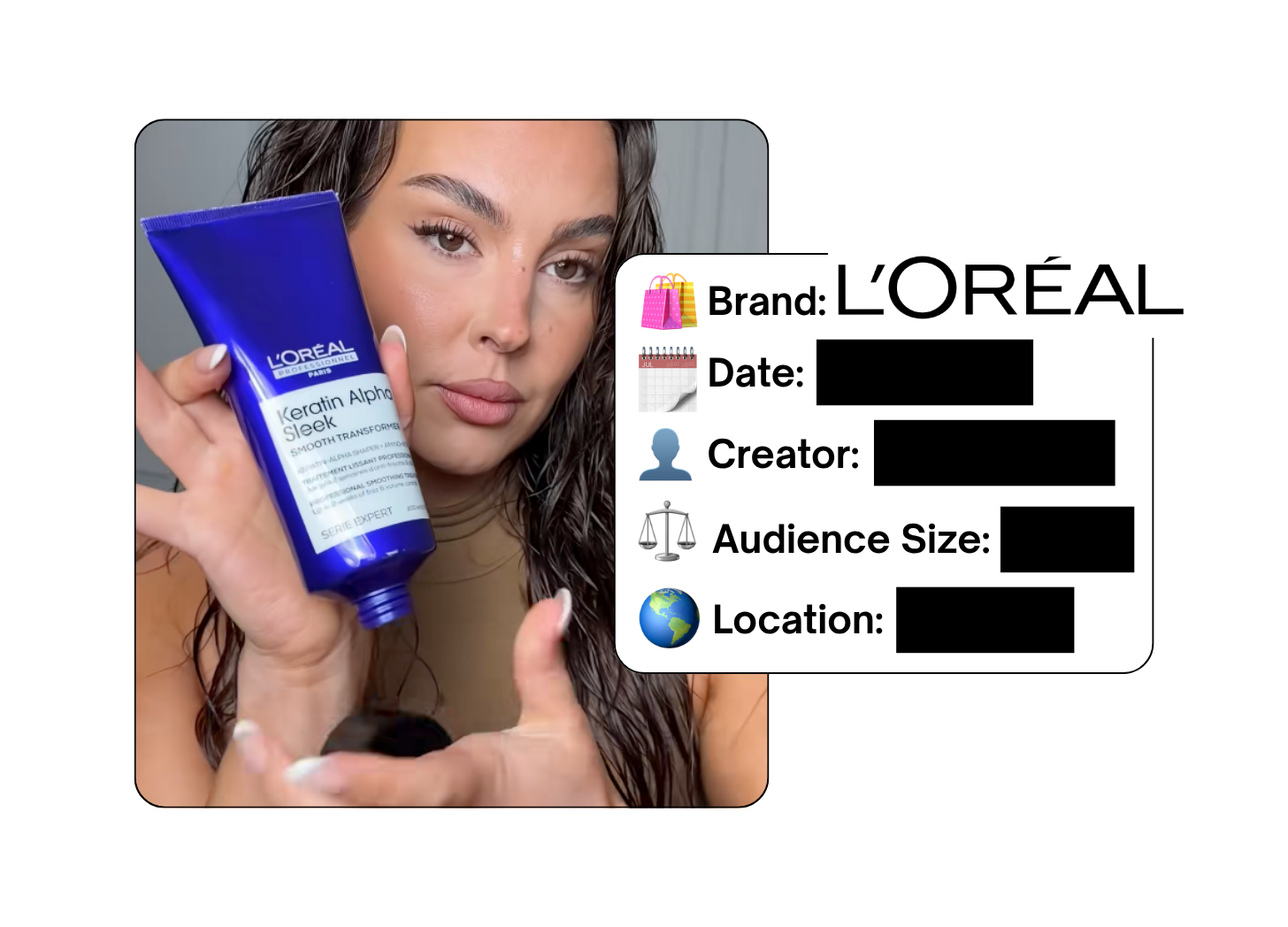 Spotted: L'Oreal in a new paid collab