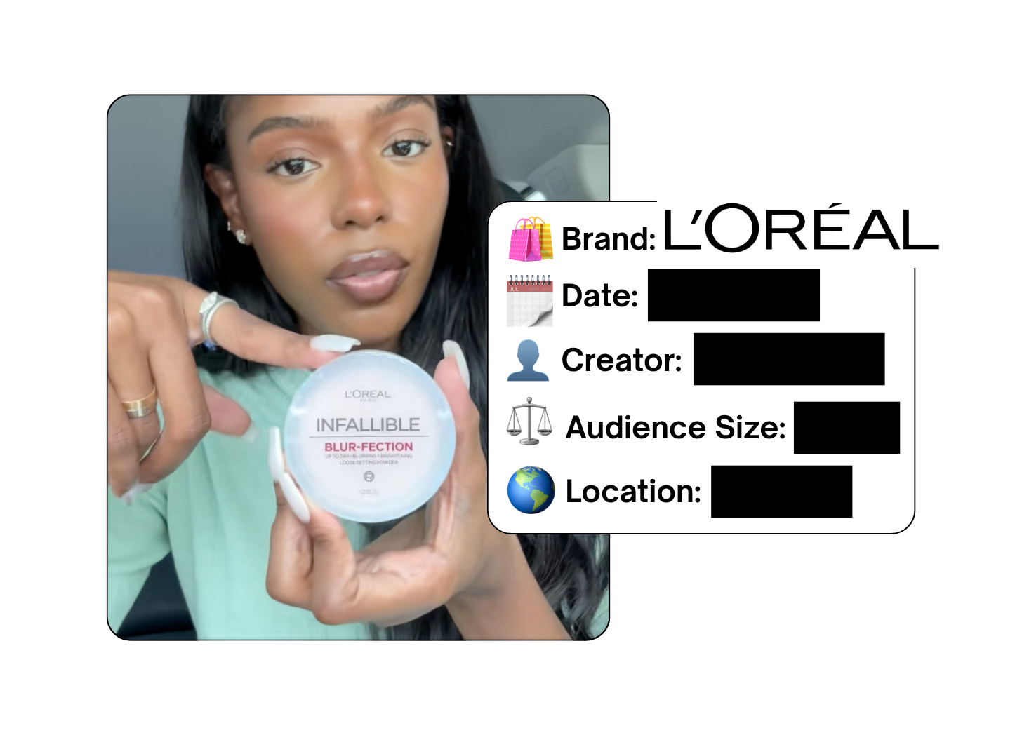Spotted: L’Oreal in a new paid collab