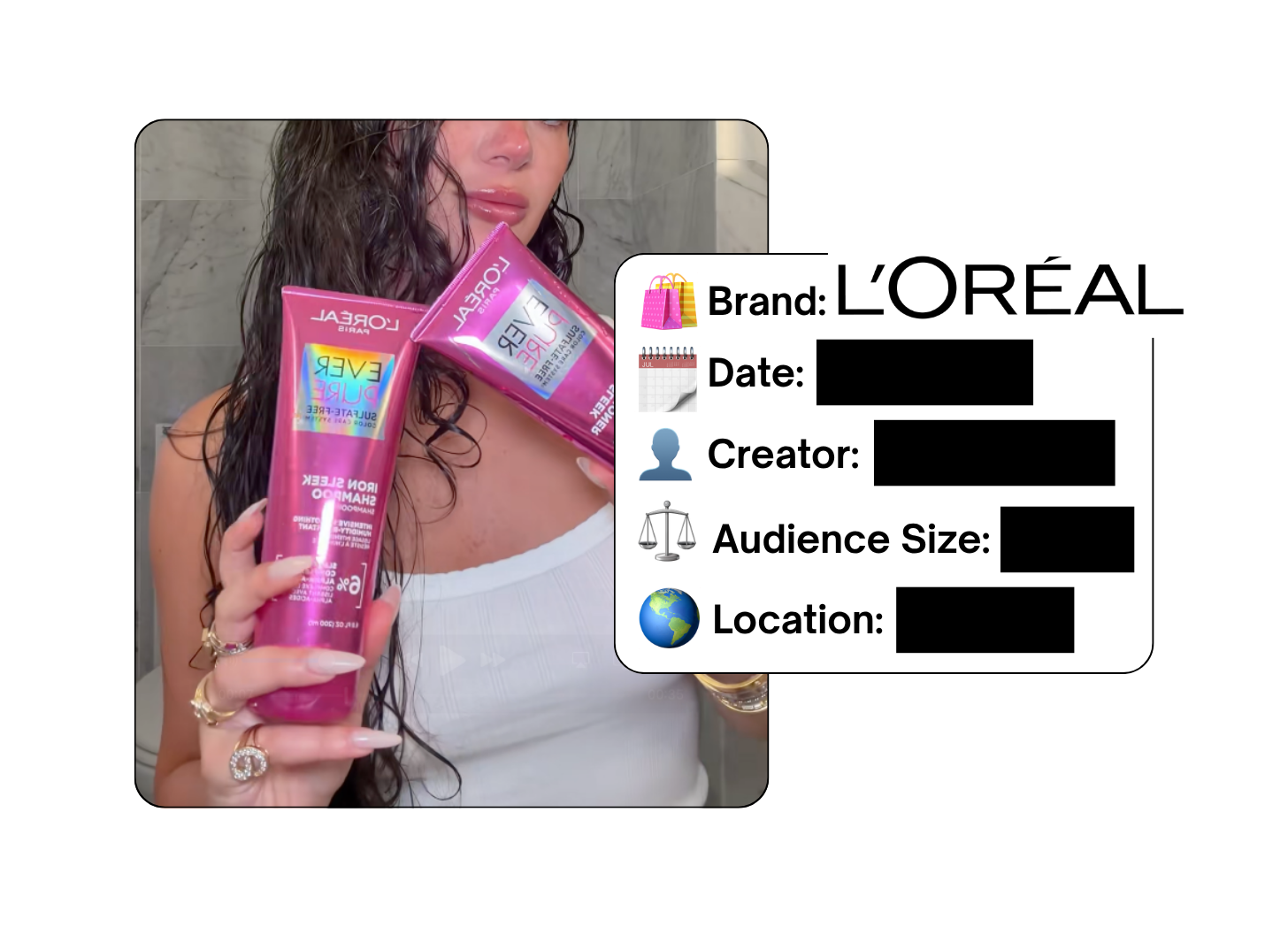 Spotted: L’Oreal in a new paid collab