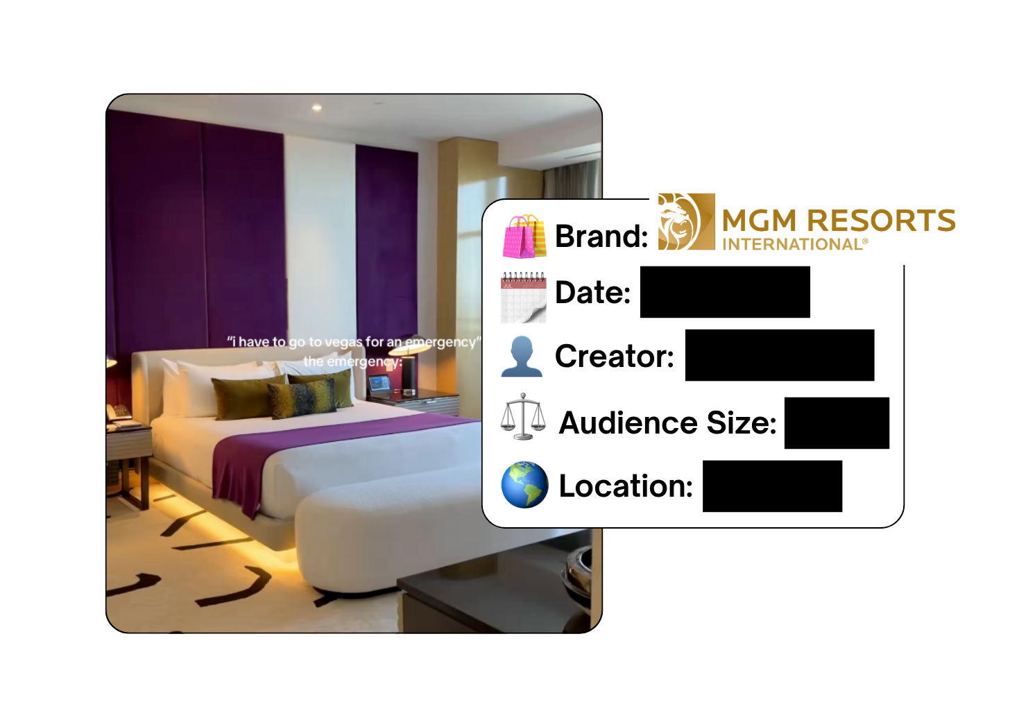 Spotted: MGM Resorts International in a new paid collab