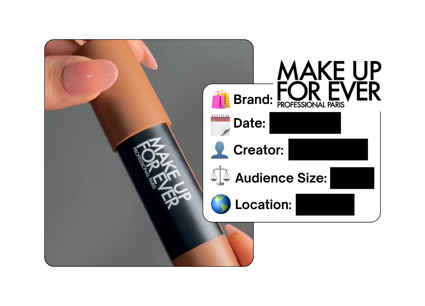 Spotted: Makeup Forever in a new paid collab