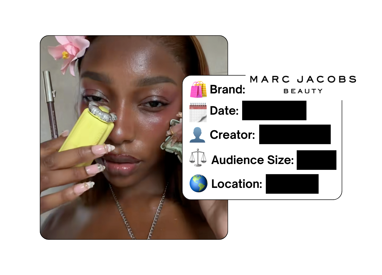 Spotted: Marc Jacobs Beauty in a new paid collab