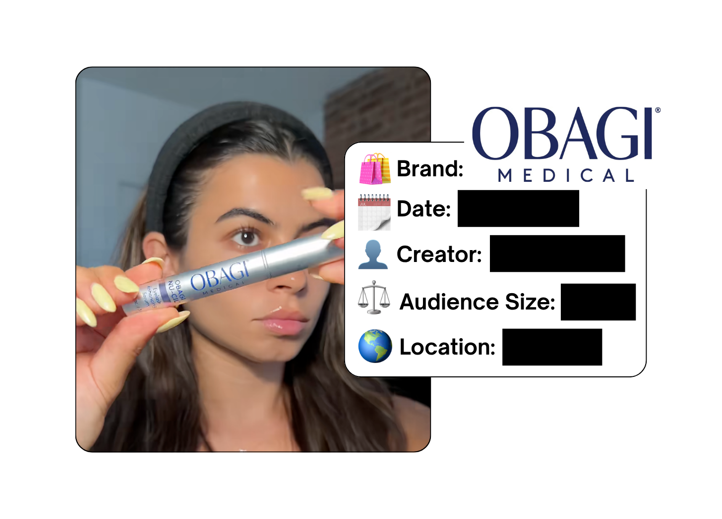 Spotted: Obagi Medical in a new paid collab