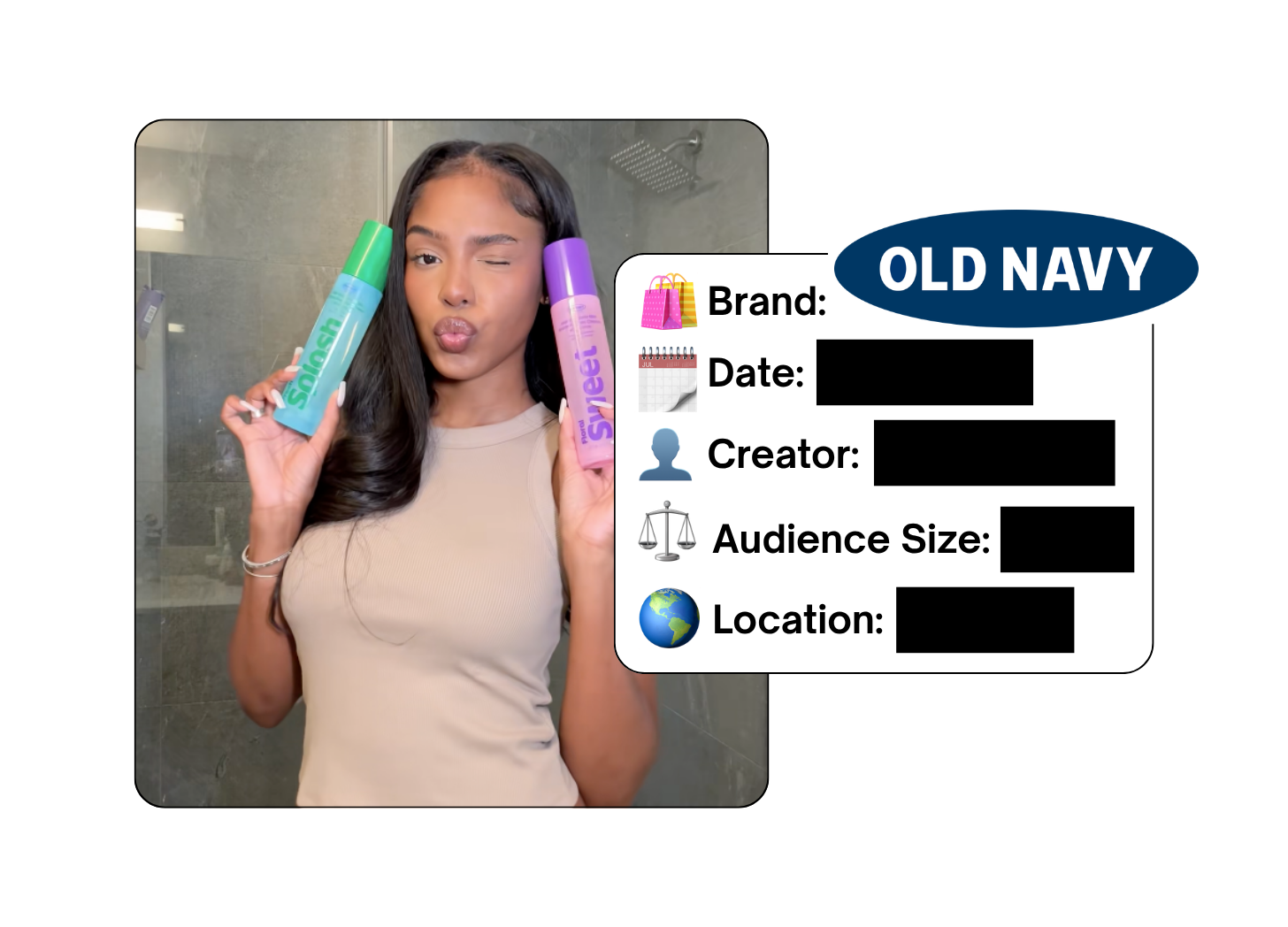 Spotted: Old Navy in a new paid collab