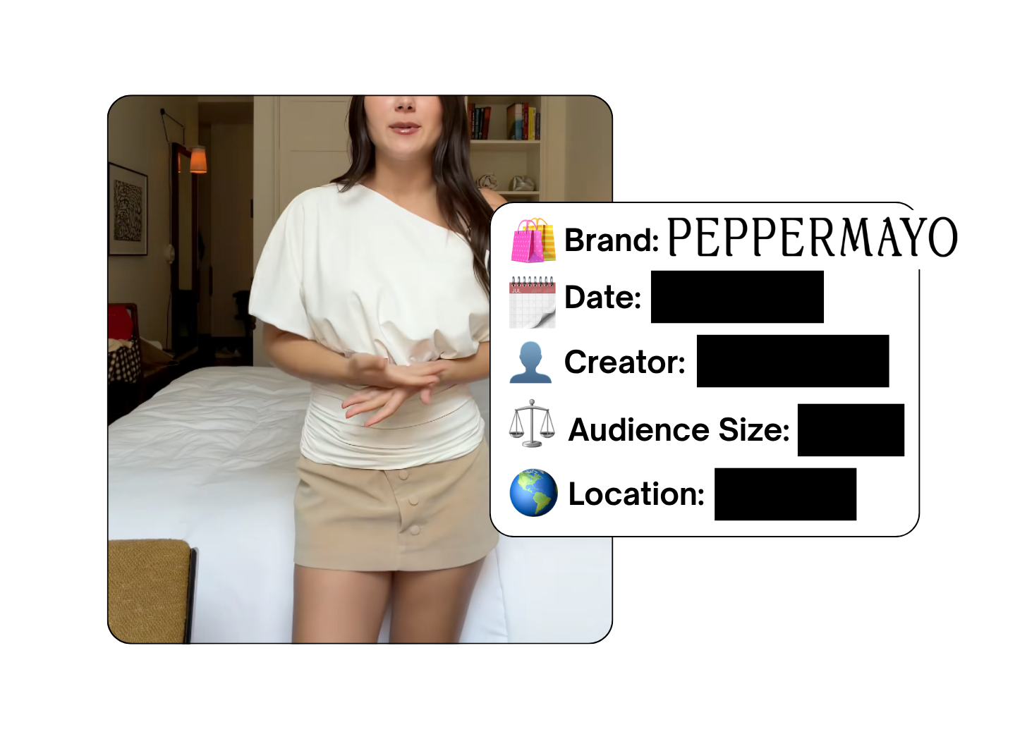 Spotted: PEPPERMAYO in a new paid collab
