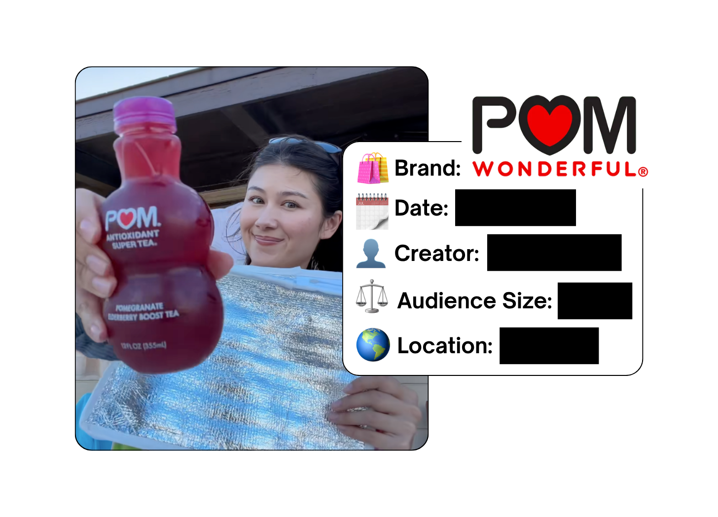 Spotted: POM Wonderful in a new paid collab