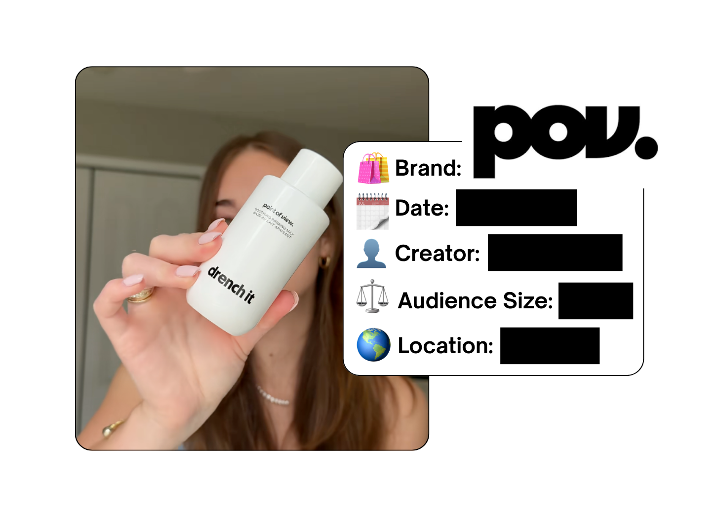 Spotted: Point of View Beauty in a new paid collab