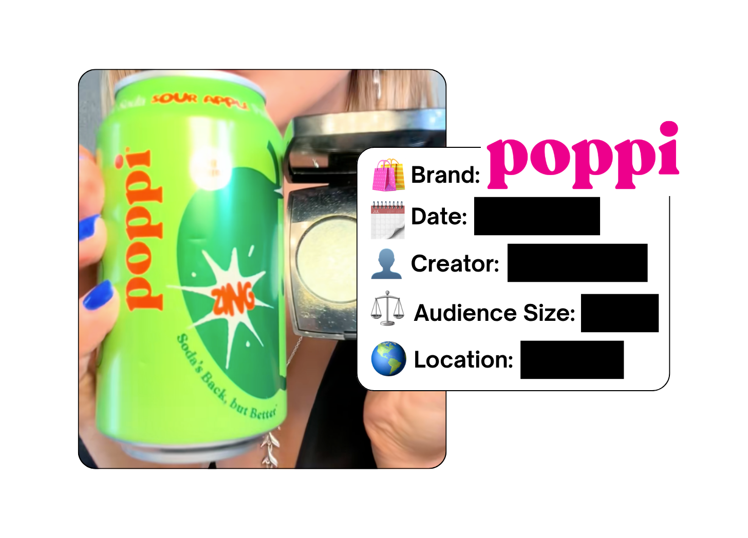 Spotted: Poppi in a new paid collab