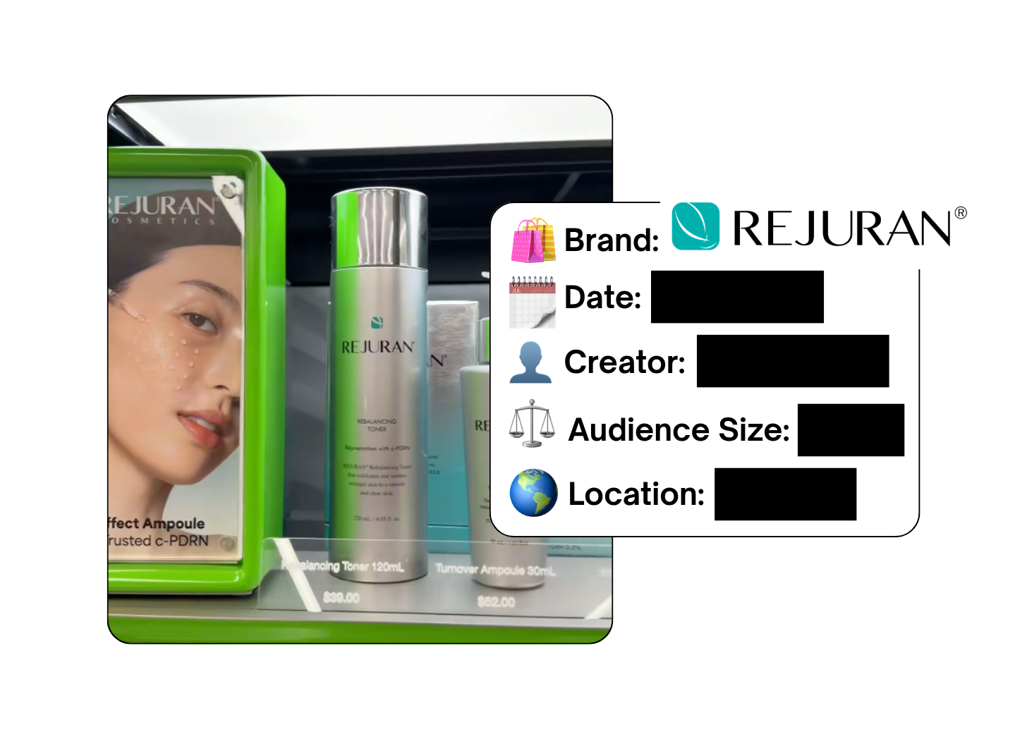 Spotted: REJURAN in a new paid collab