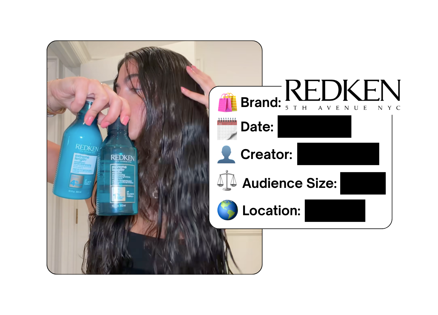 Spotted: Redken in a new paid collab