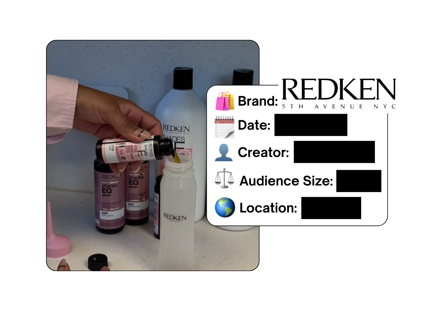 Spotted: Redken in a new paid collab