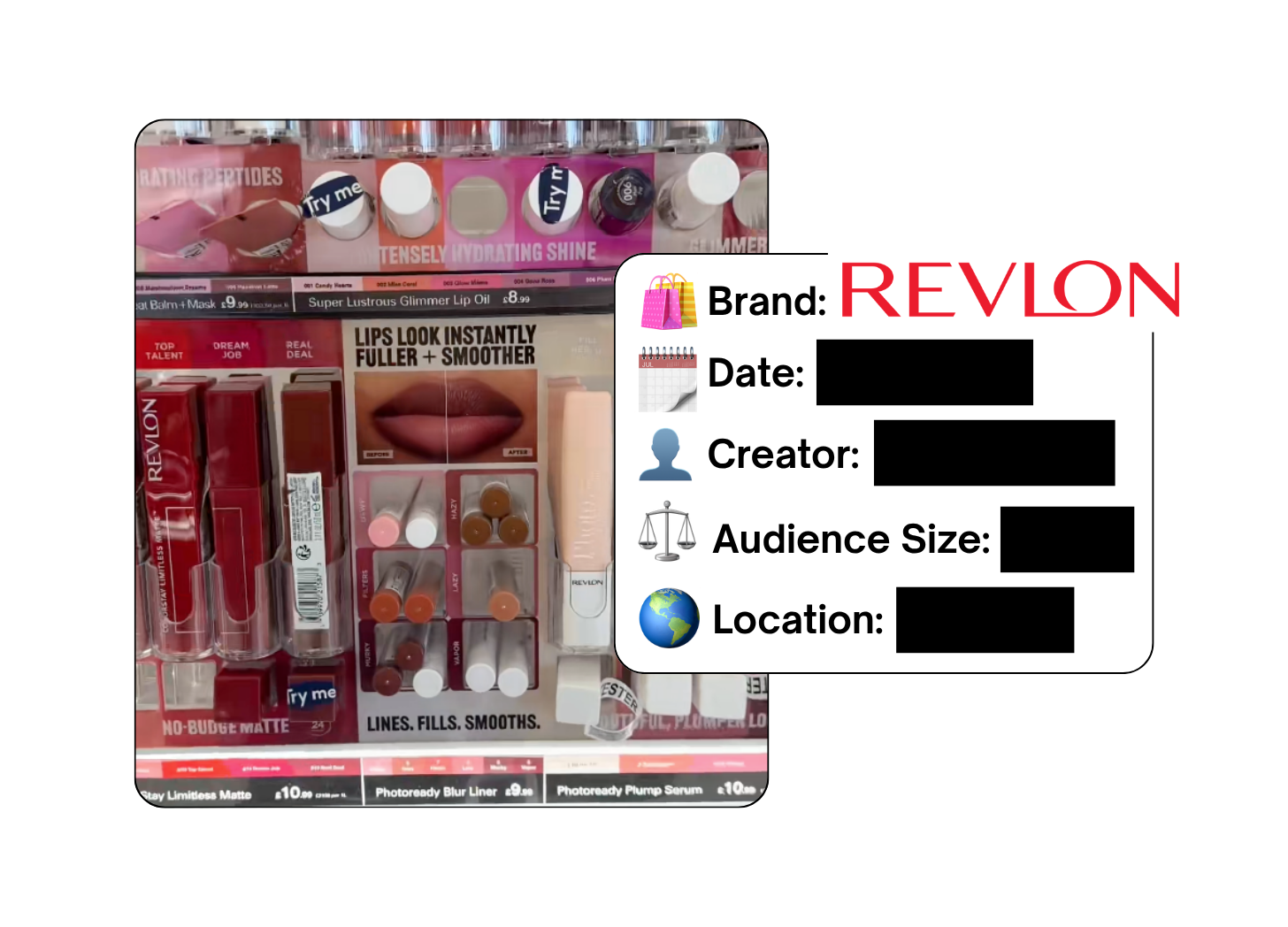 Spotted: Revlon in a new paid collab