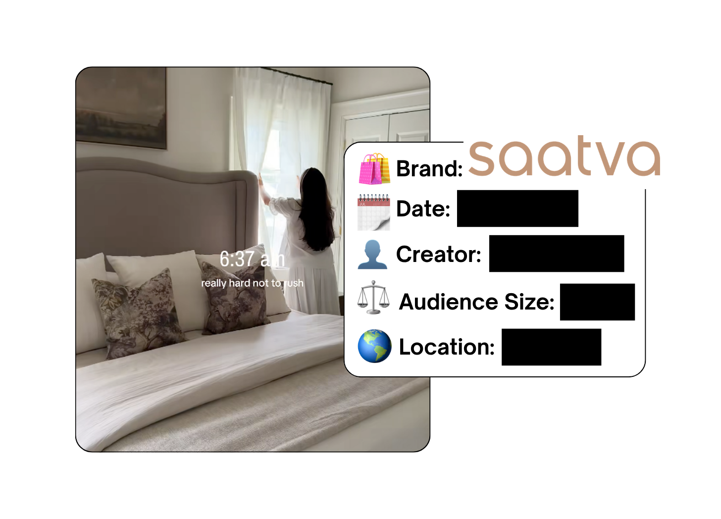 Spotted: Saatva in a new paid collab