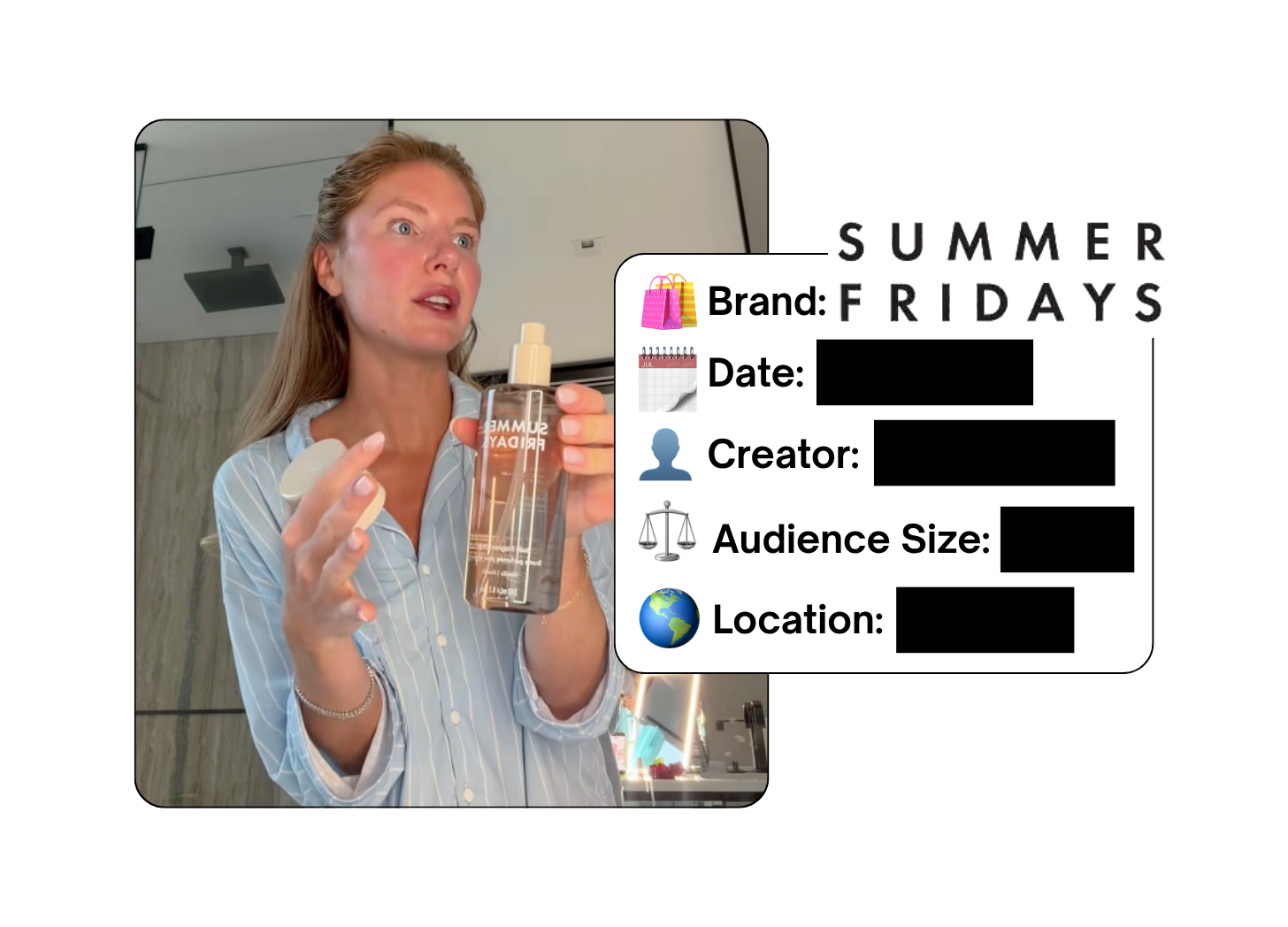 Spotted: Summer Fridays in a new paid collab