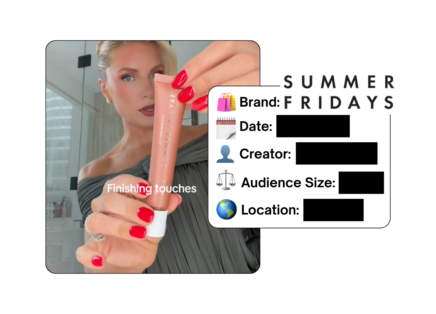 Spotted: Summer Fridays in a new paid collab