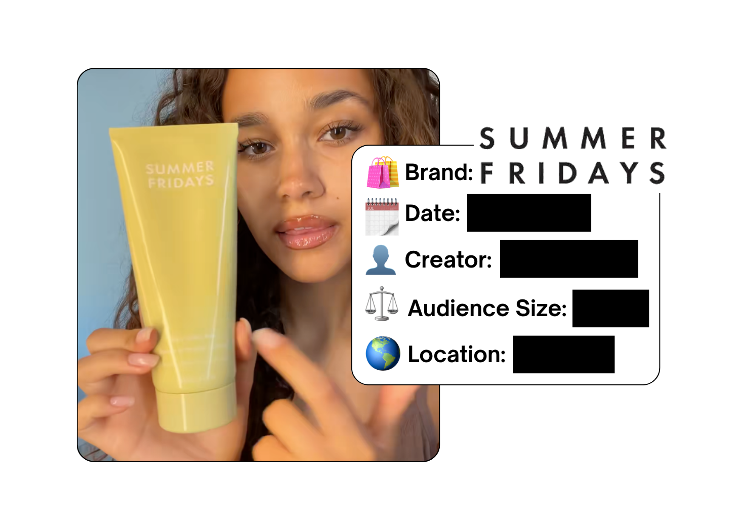 Spotted: Summer Fridays in a new paid collab