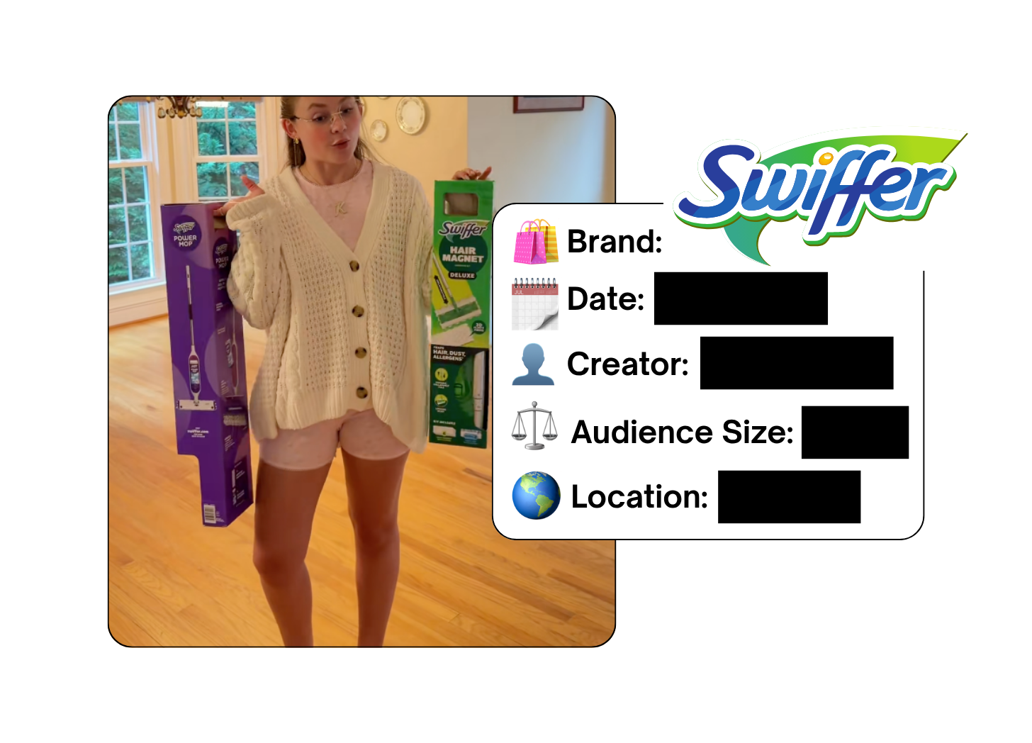 Spotted: Swiffer x Target in a new paid collab