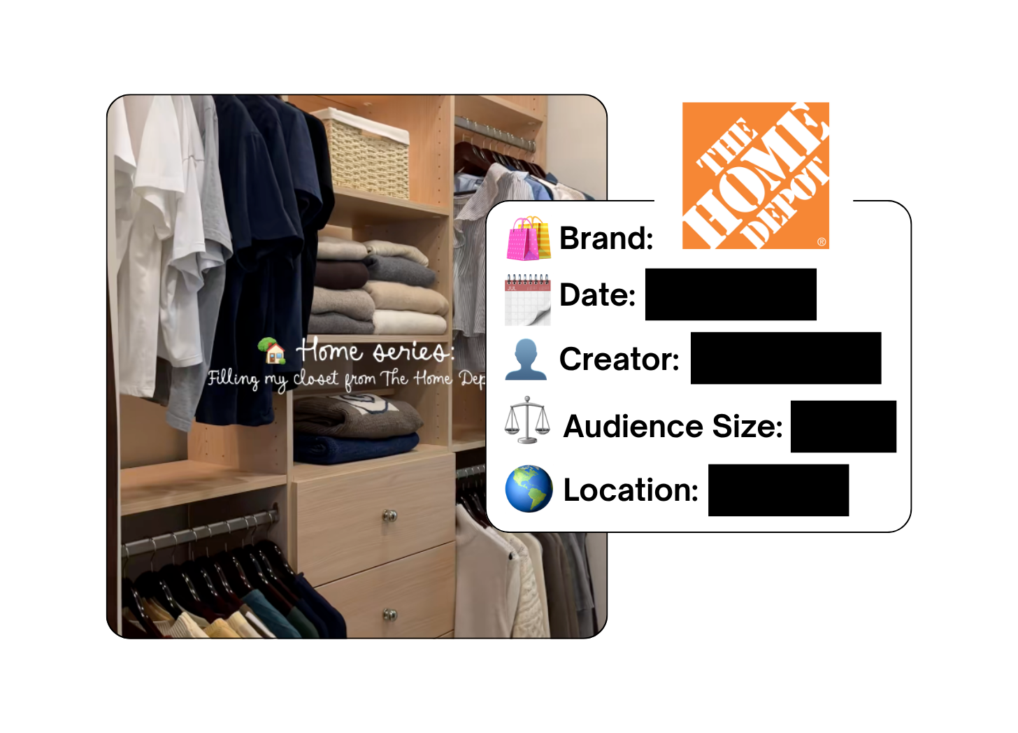 Spotted: The Home Depot in a new paid collab