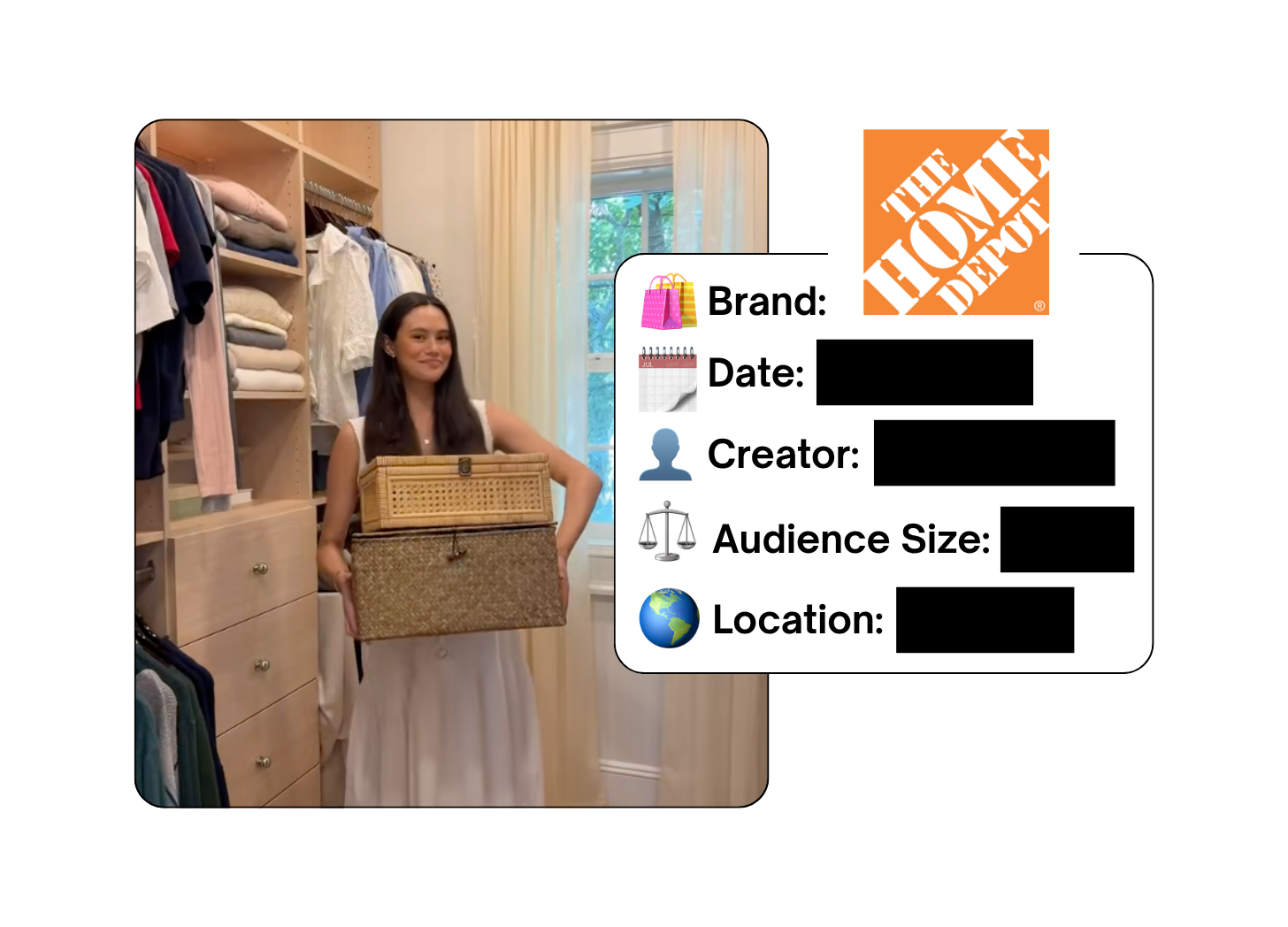 Spotted: The Home Depot in a new paid collab
