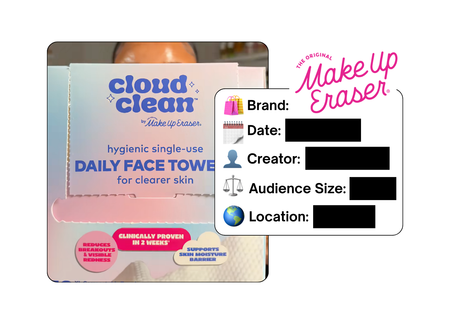 Spotted: The Original Makeup Eraser in a new paid collab
