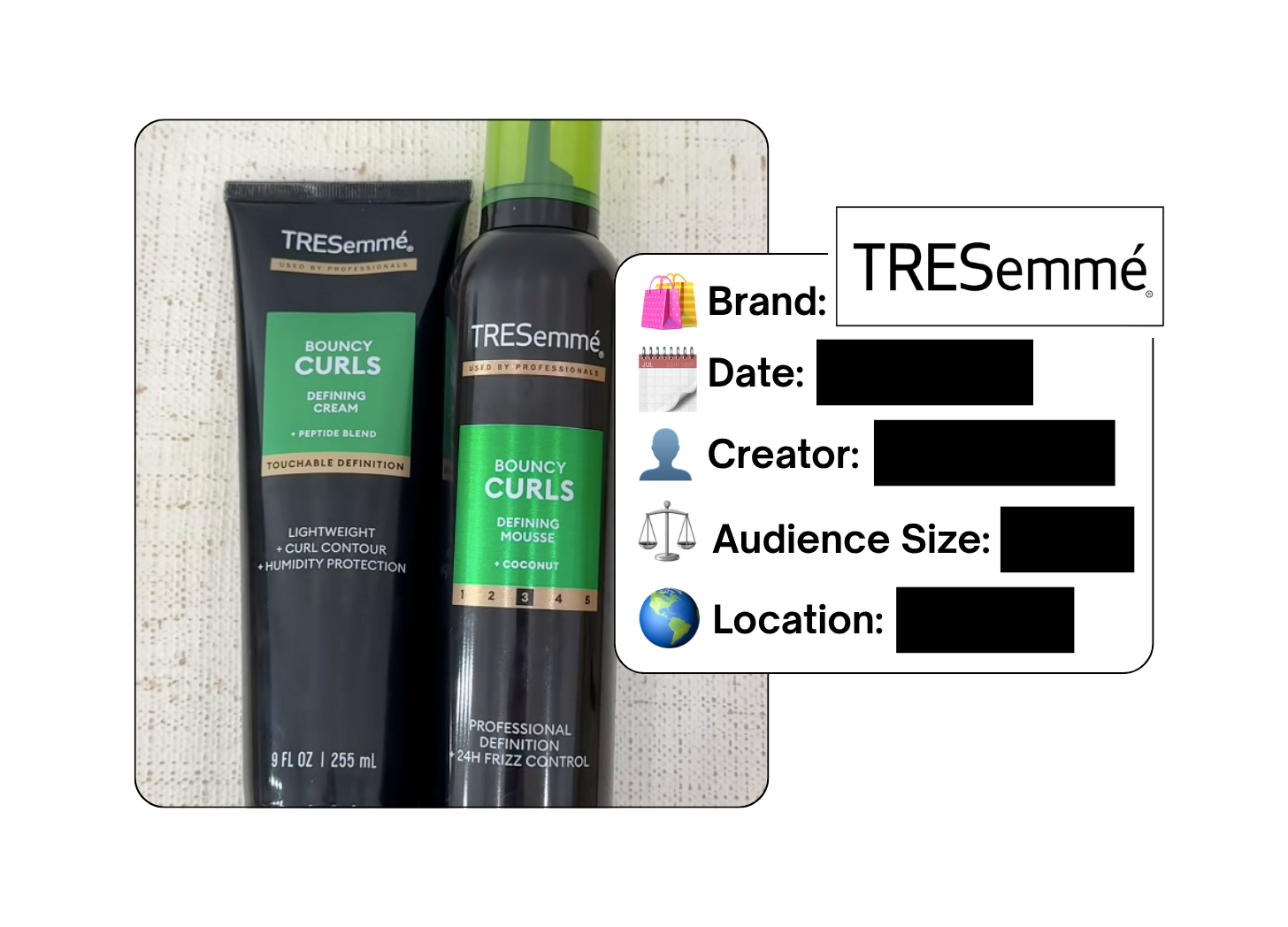 Spotted: TRESemmé in a new paid collab