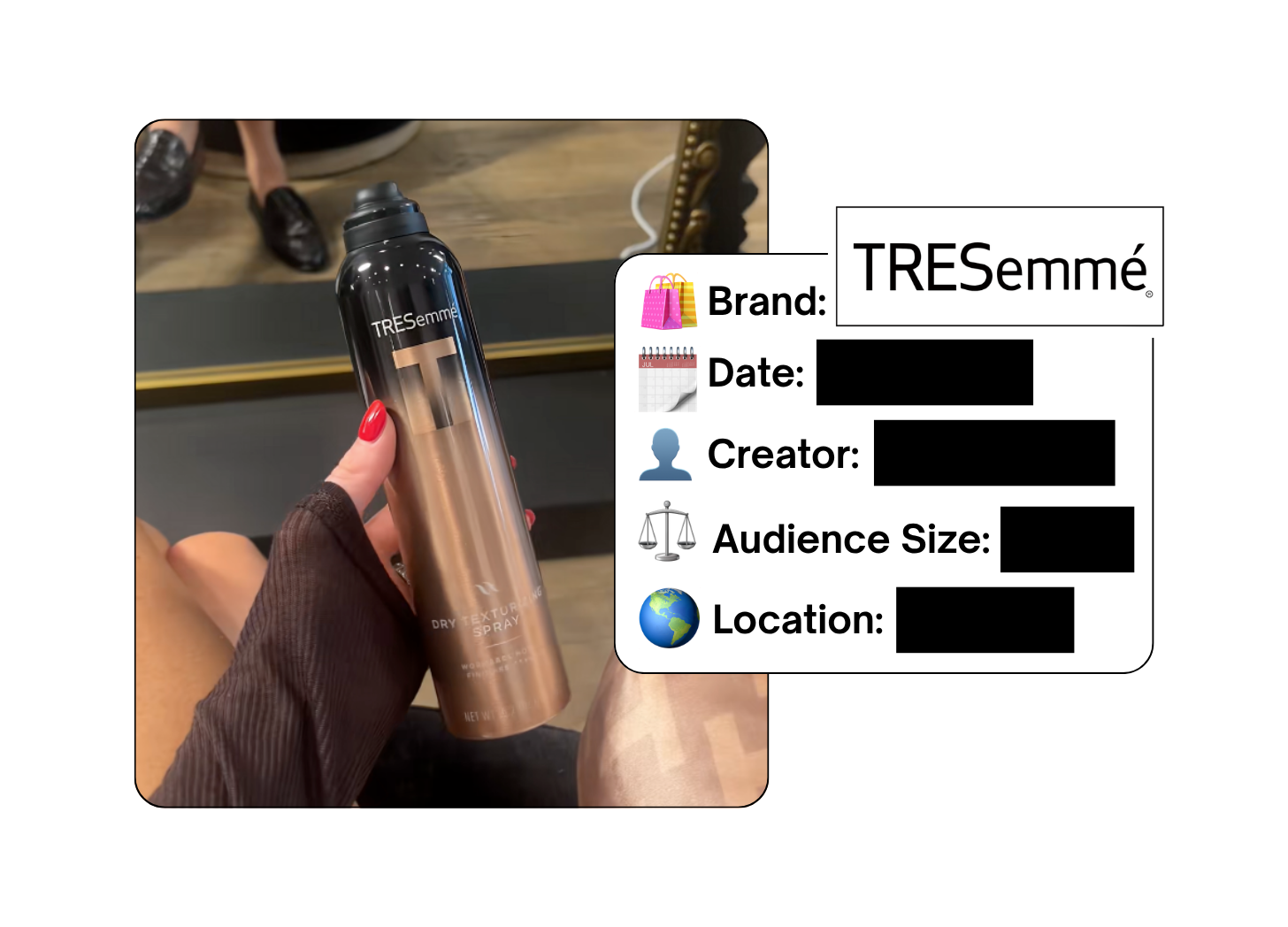 Spotted: TRESemmé in a new paid collab