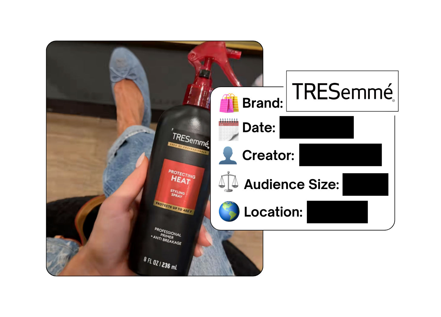 Spotted: TRESemmé in a new paid collab