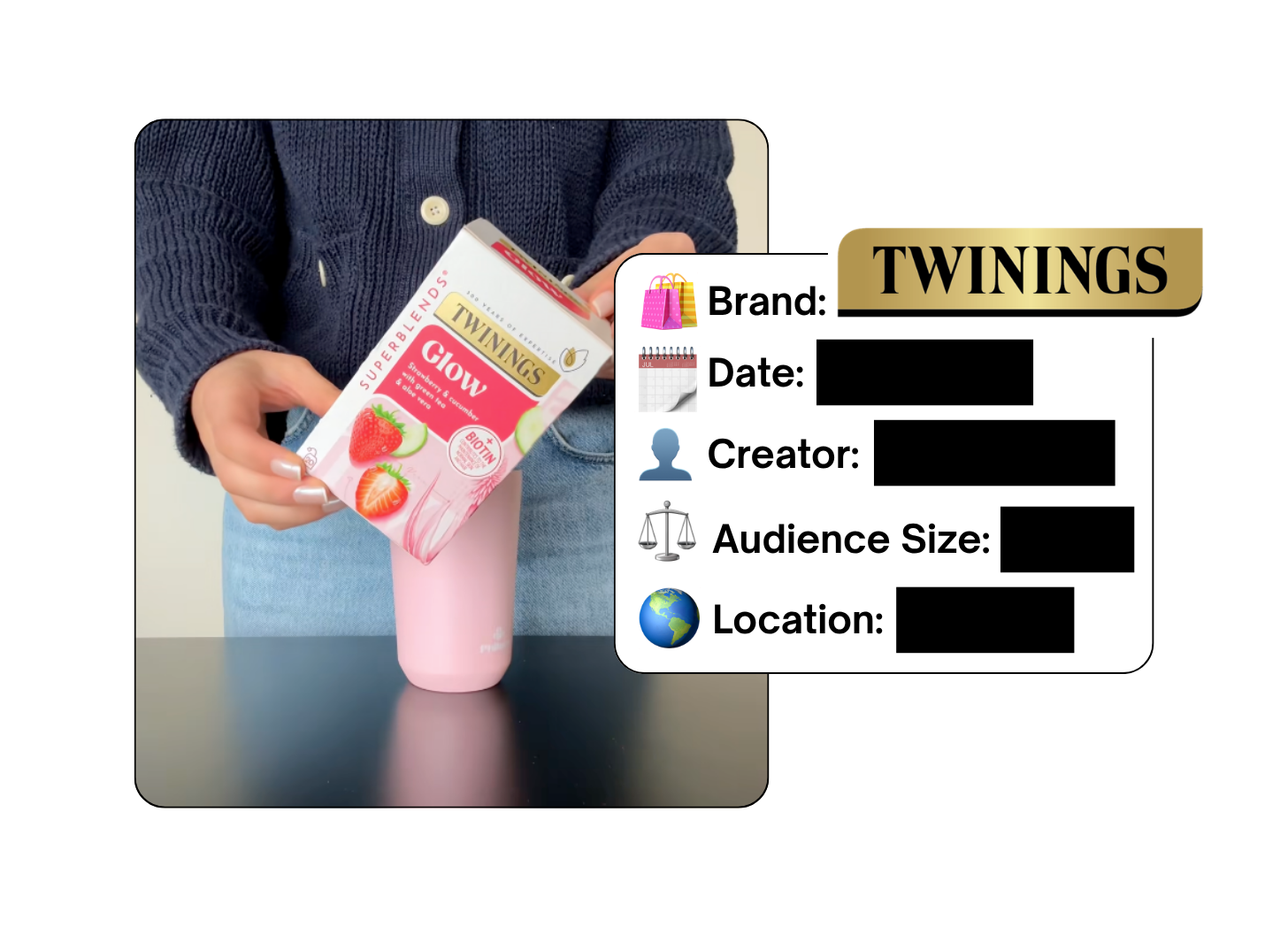 Spotted: Twinings Tea in a new paid collab