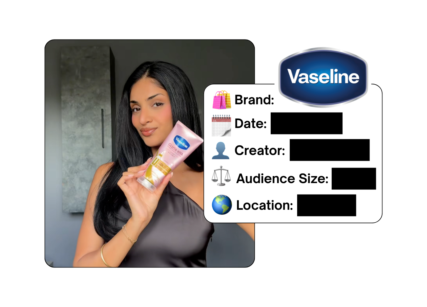 Spotted: Vaseline in a new paid collab