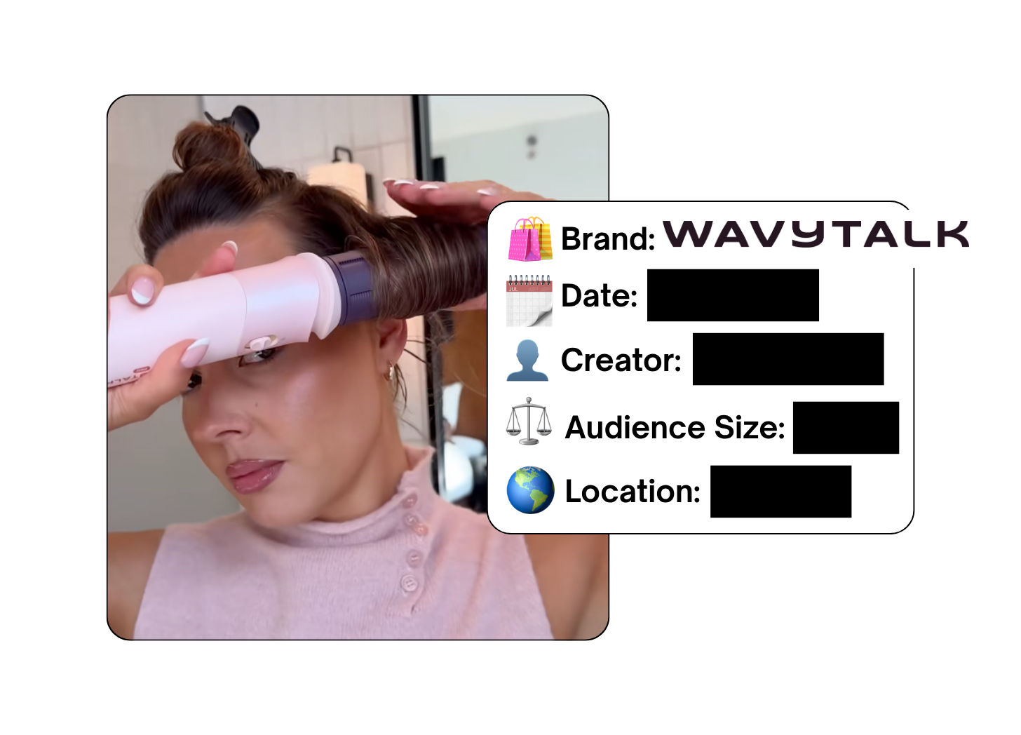 Spotted: Wavytalk in a new paid collab