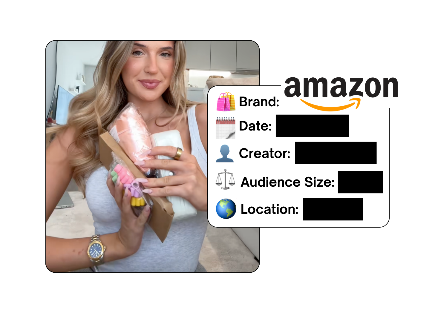 Spotted: Amazon in a new paid collab