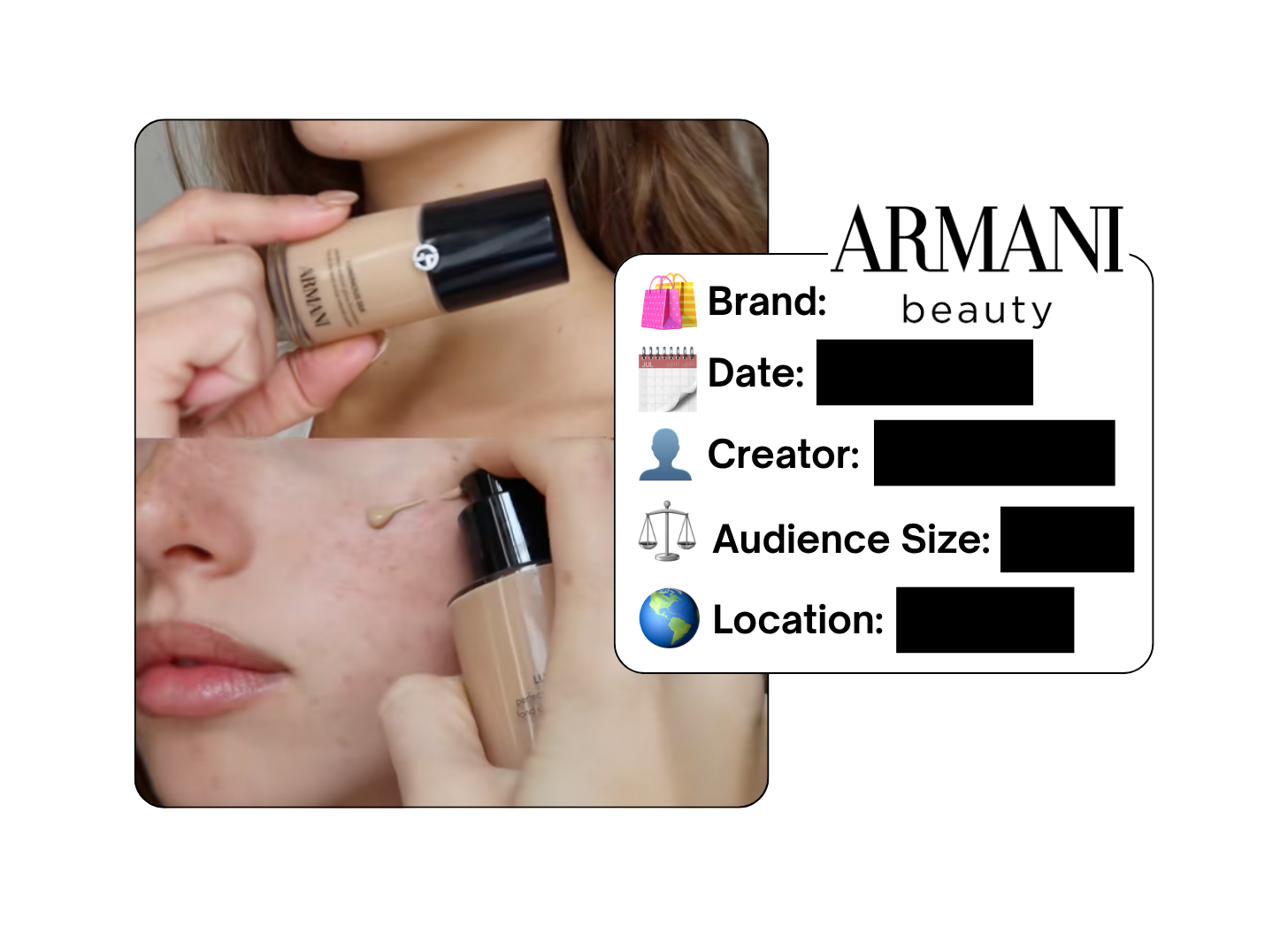 Spotted: Armani Beauty in a new paid collab