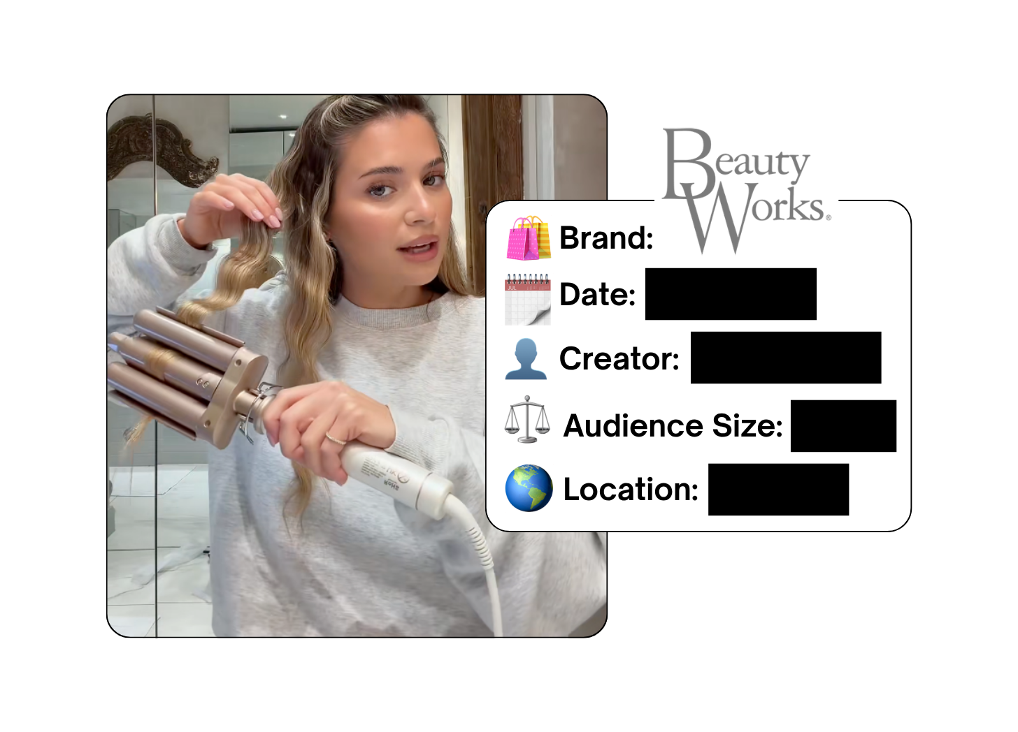 Spotted: Beauty Works in a new paid collab