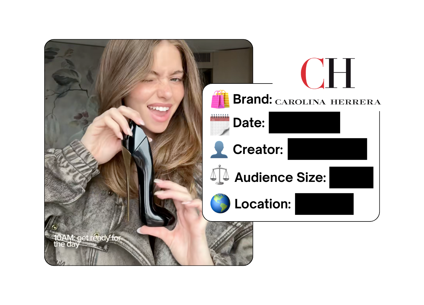 Spotted: Carolina Herrera in a new paid collab