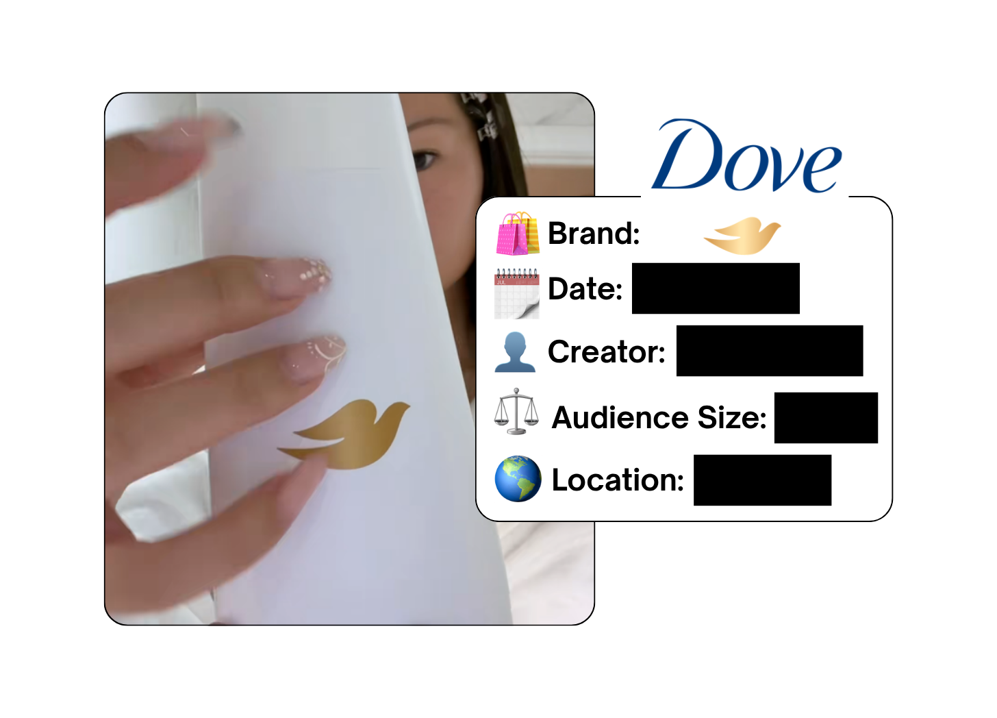 Spotted: Dove in a new paid collab