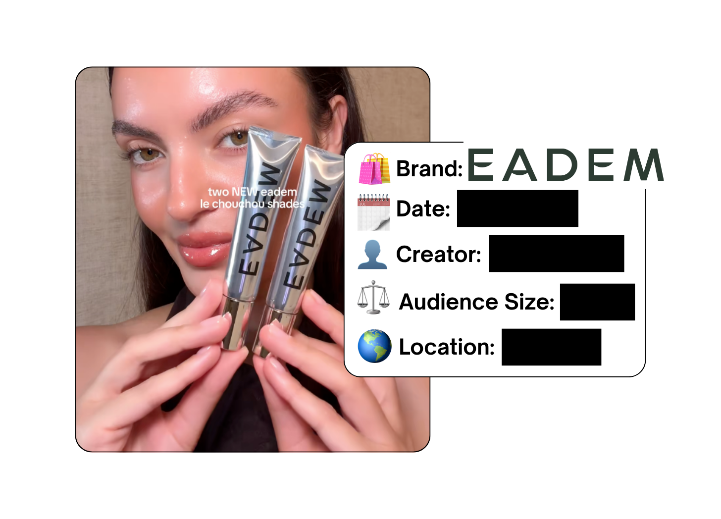 Spotted: EADEM in a new paid collab